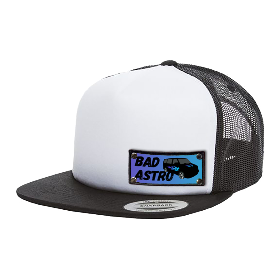 Bad Astro Black & White Foam Trucker Hat