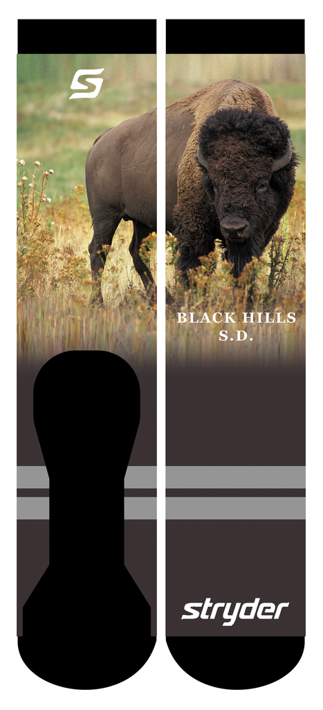 Black Hills S.D. Bison Yellow - Stryder Gear