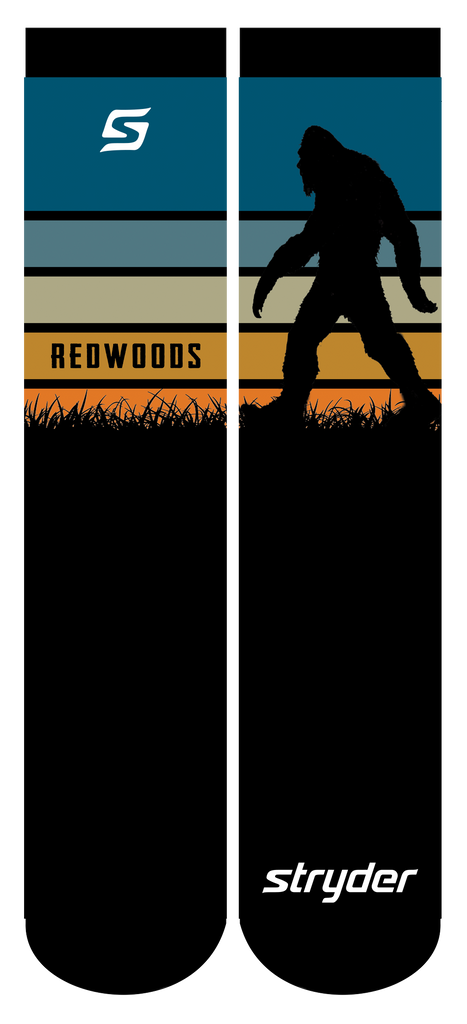 Redwoods Bigfoot Sunset Silhouette - Stryder Gear