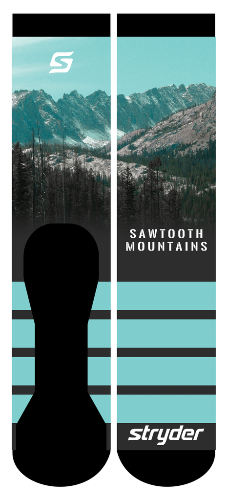 Sawtooth Mtn Teal Strip - Stryder Gear